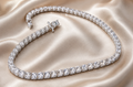 Silver Ice Tennis Bracelet