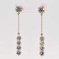 Diamond Cascade Drop Earrings