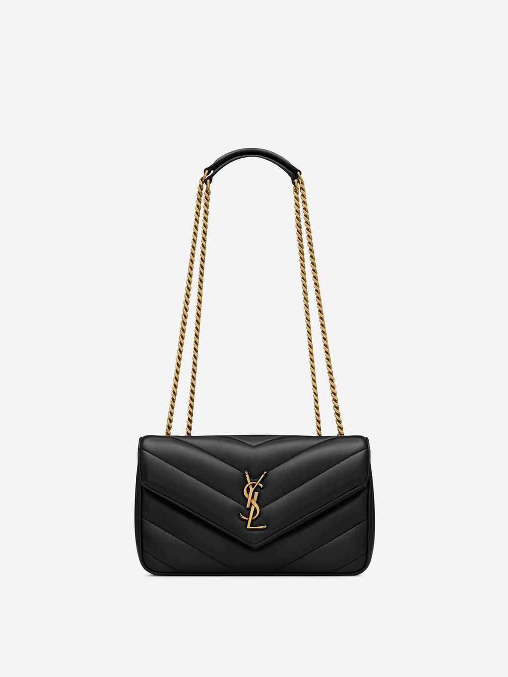 YSL This Saint Laurent Loulou Small Bag (Gold Chain)