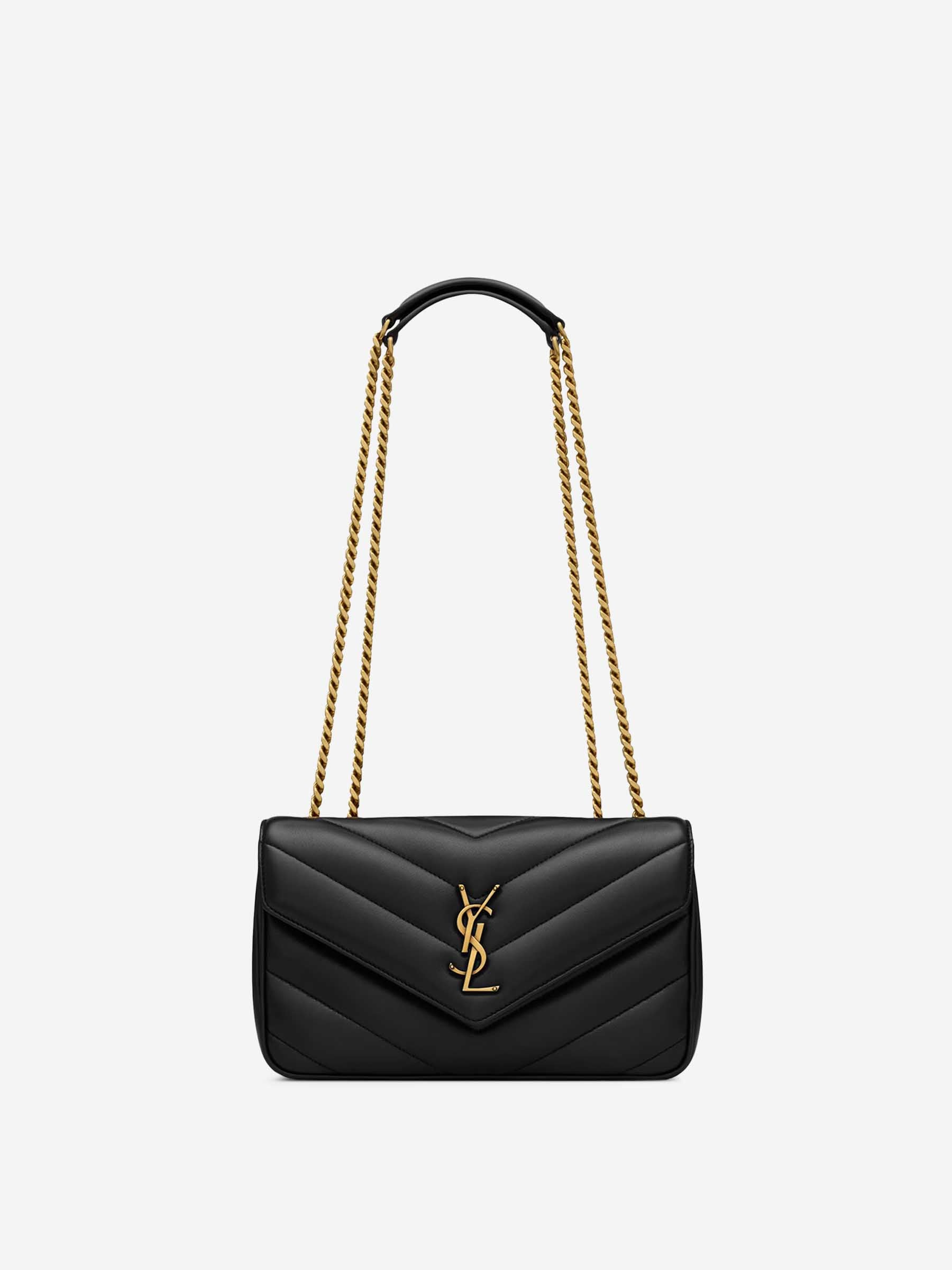 YSL This Saint Laurent Loulou Small Bag (Gold Chain)