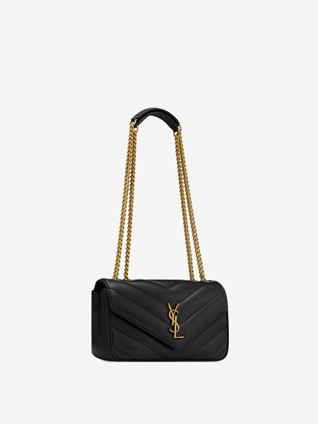 YSL This Saint Laurent Loulou Small Bag (Gold Chain)