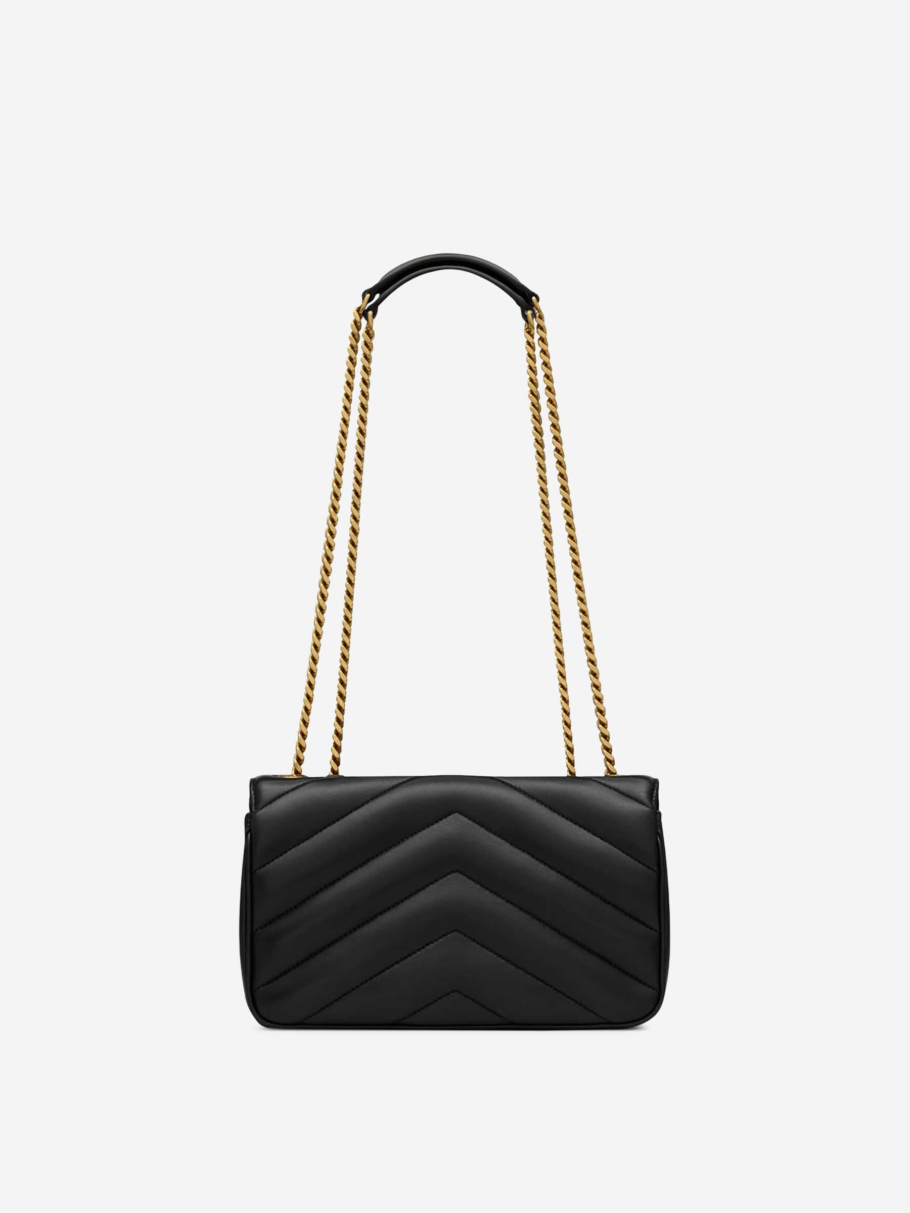 YSL This Saint Laurent Loulou Small Bag (Gold Chain)