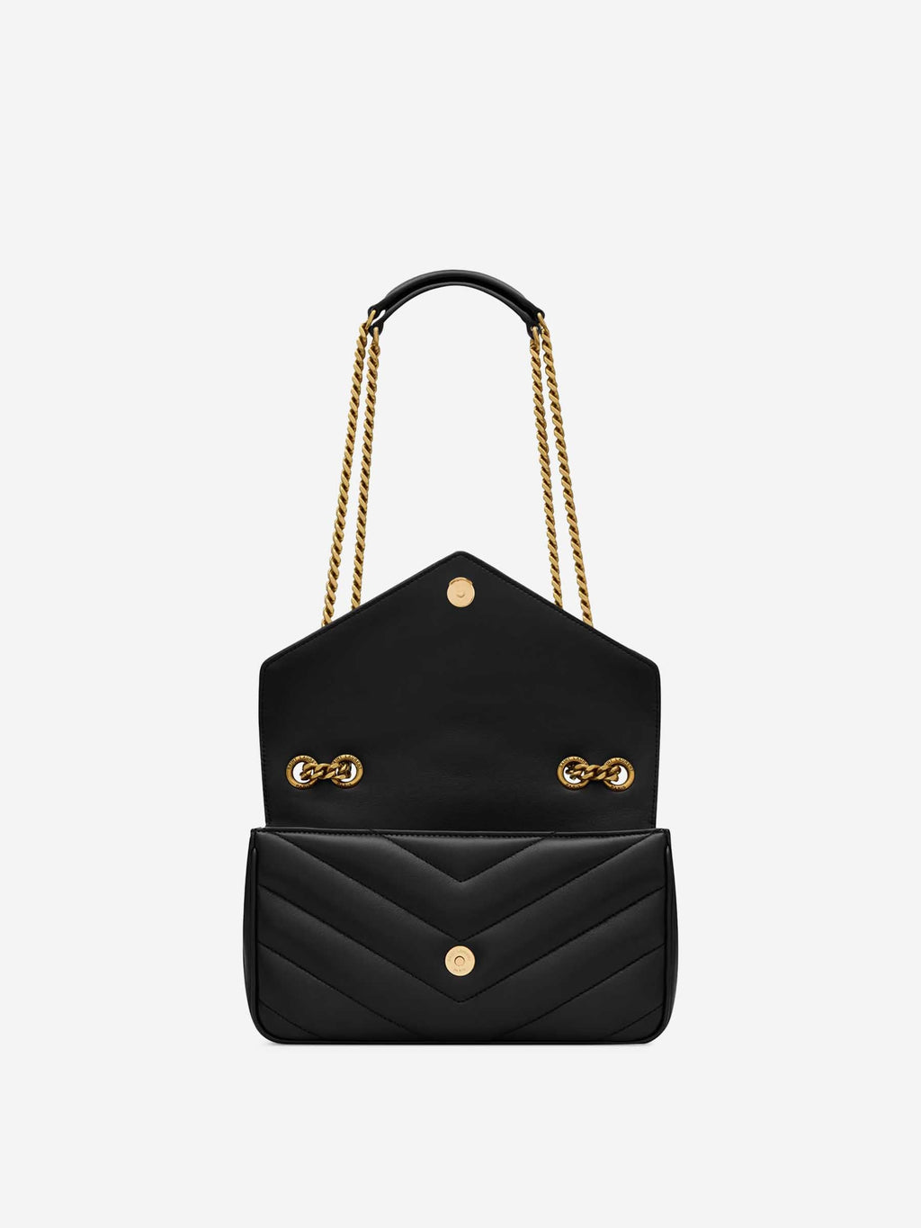 YSL This Saint Laurent Loulou Small Bag (Gold Chain)