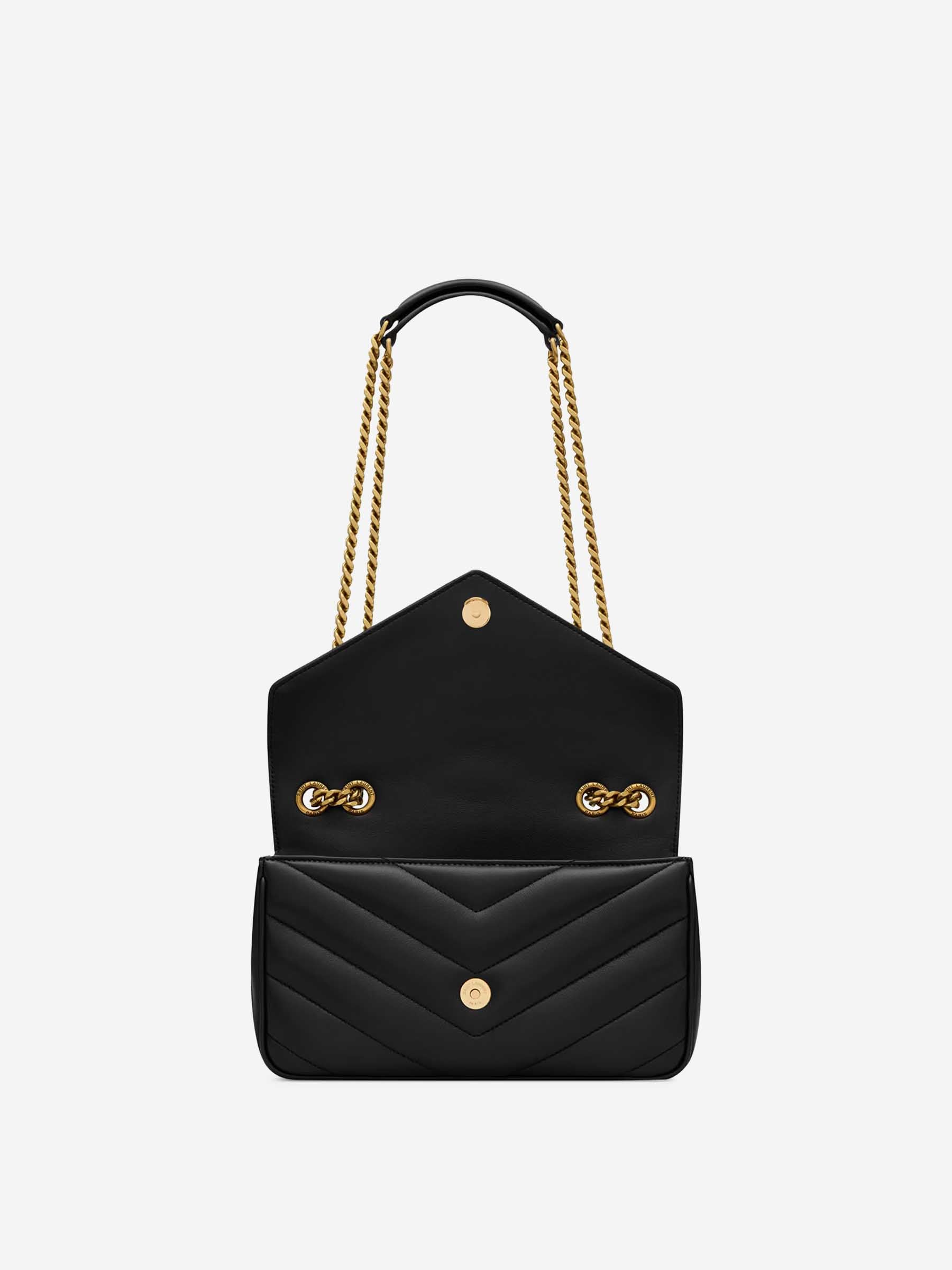 YSL This Saint Laurent Loulou Small Bag (Gold Chain)
