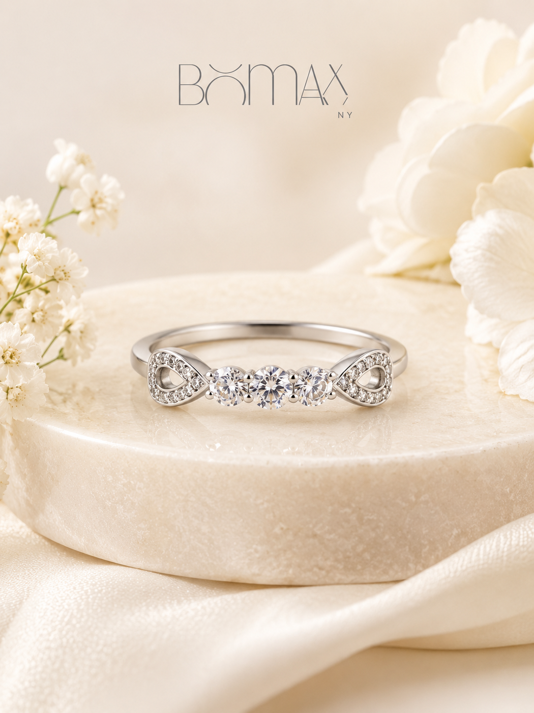 Vintage Three-Stone Diamond Ring