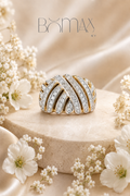 Golden Radiance Dome Ring