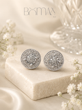 Classic Diamond Halo Studs