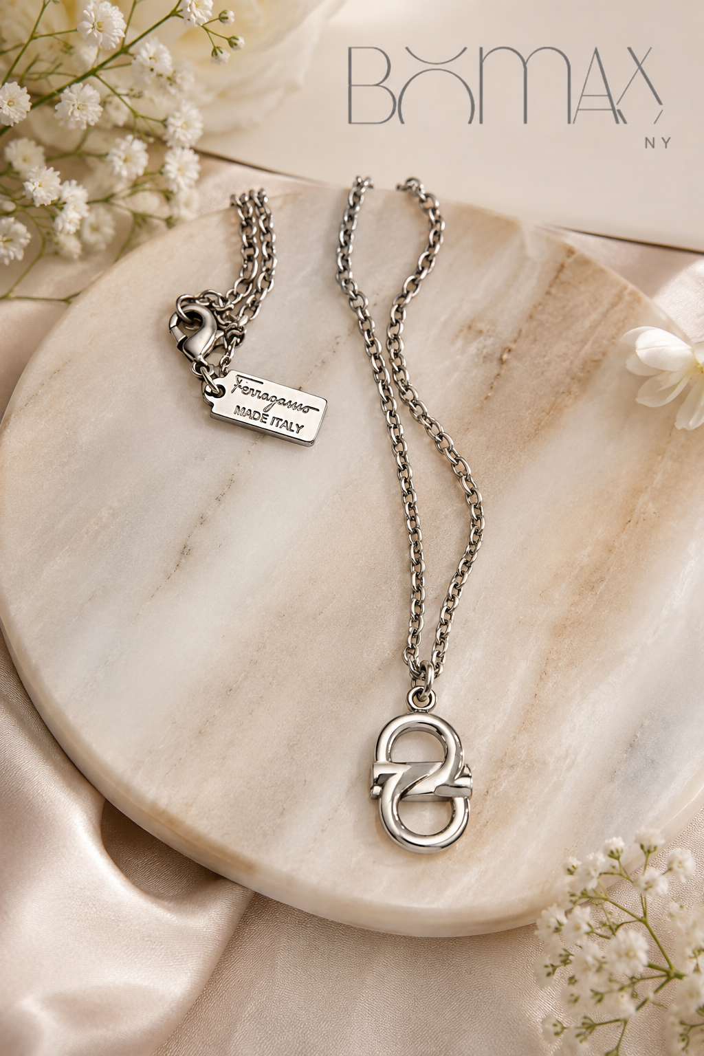 Salvatore Ferragamo Gancini Pendant Necklace