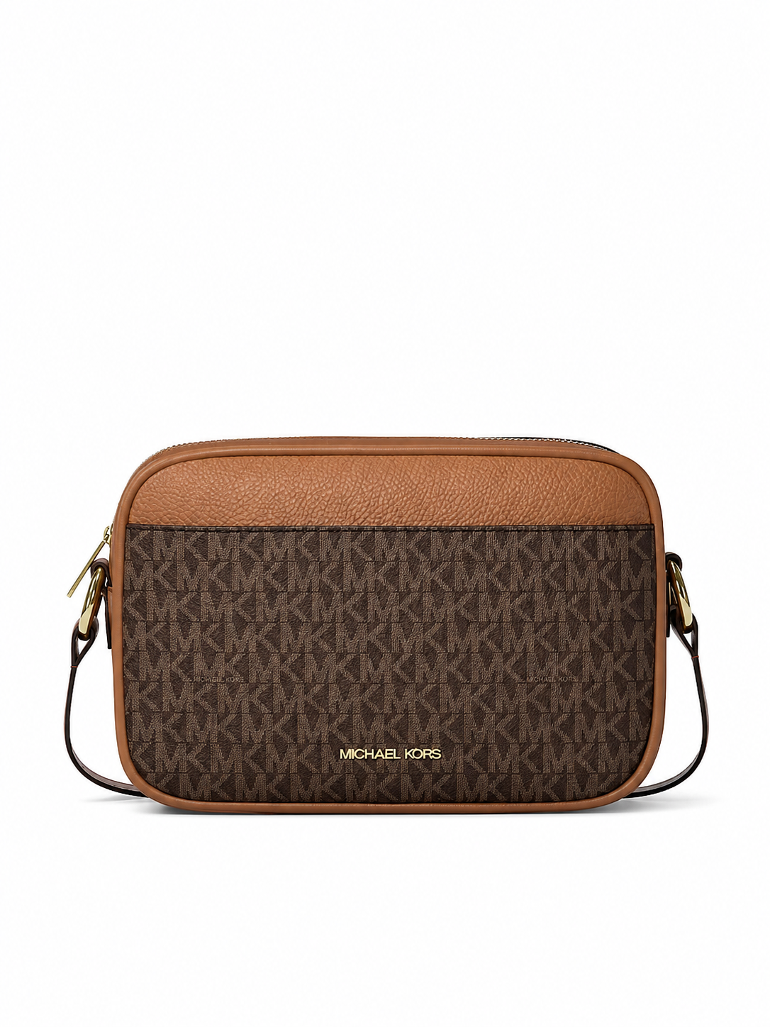 MICHAEL KORS Jet Set Travel Large Signature logo Camera Crossbody Bag