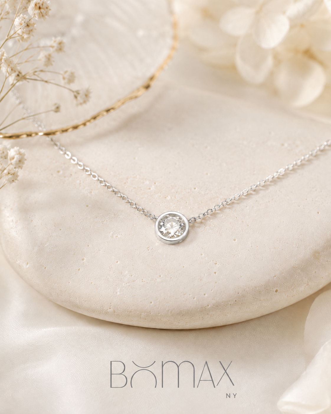 Diamond Light Drop Necklace