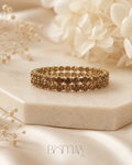 Chocolate Diamond Eternity Band