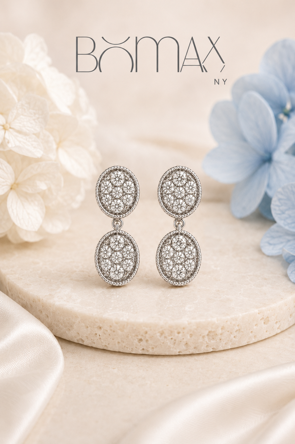 Luminous Diamond Drop Earrings