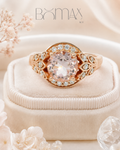 Blush Elegance Morganite Ring