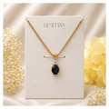 Midnight Sapphire Elegance Pendant Necklace