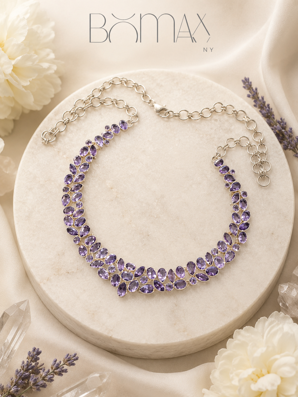 Amethyst Lavender Statement Set