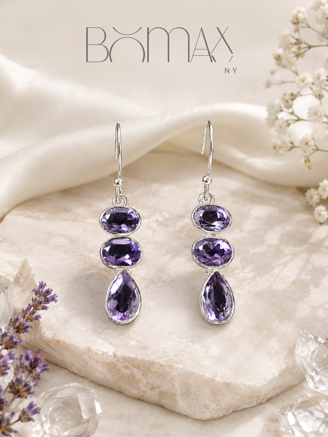 Amethyst Lavender Statement Set