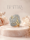 Diamond Cascade Ring