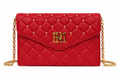 Badgley Mischka Crossbody Bag Diamond Quilt Convertible
