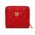 Jewel Badgley Mischka Red Quilted Wallet