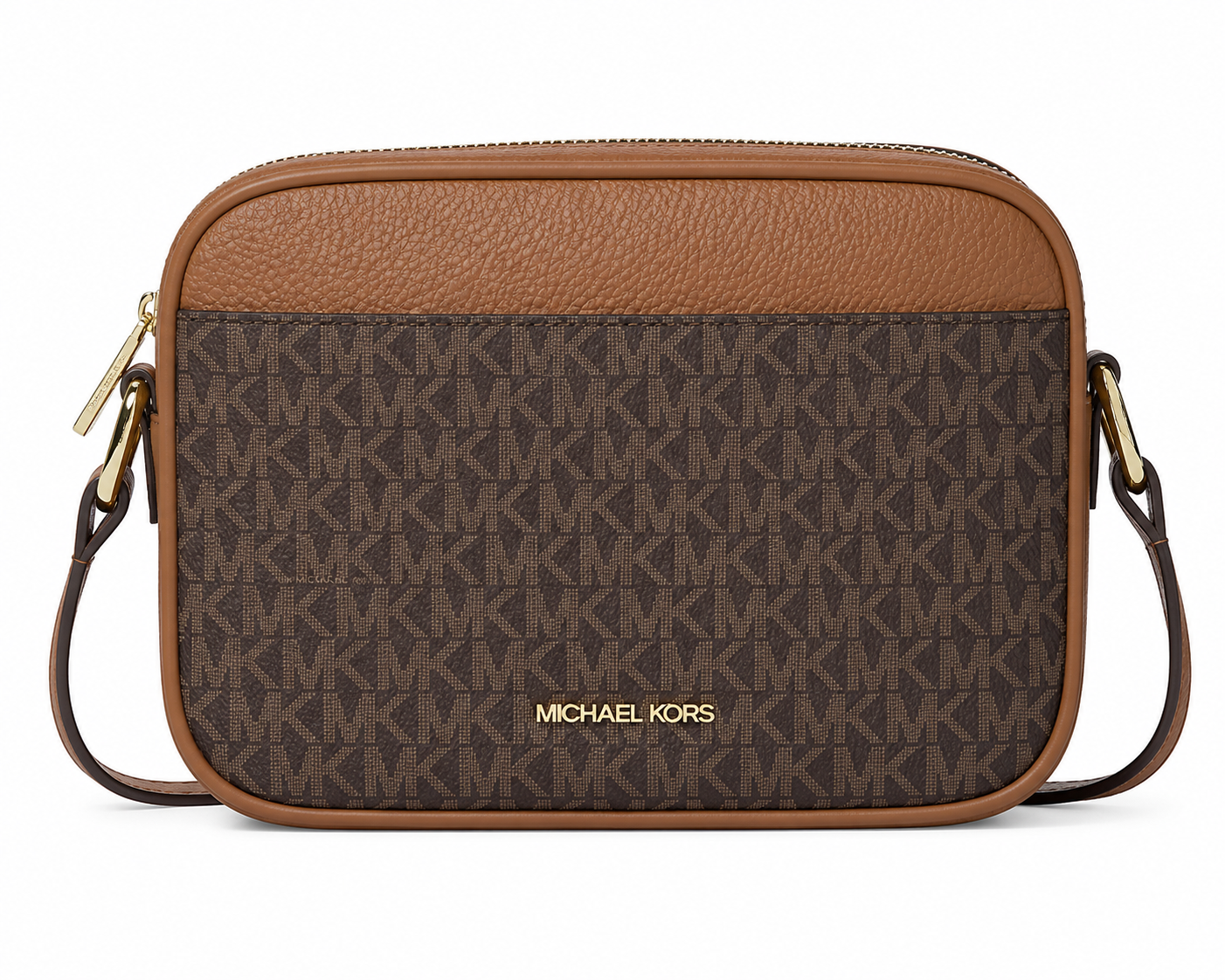 MICHAEL KORS Jet Set Travel Large Signature logo Camera Crossbody Bag