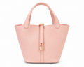 Valentino Orlandi Milano Pebbled Leather Mini Tote Handbag