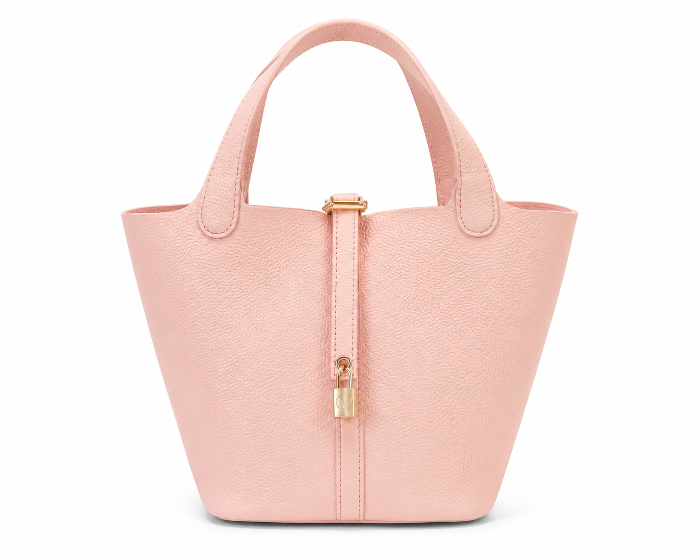 Valentino Orlandi Milano Pebbled Leather Mini Tote Handbag