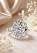 Floral Halo Ring