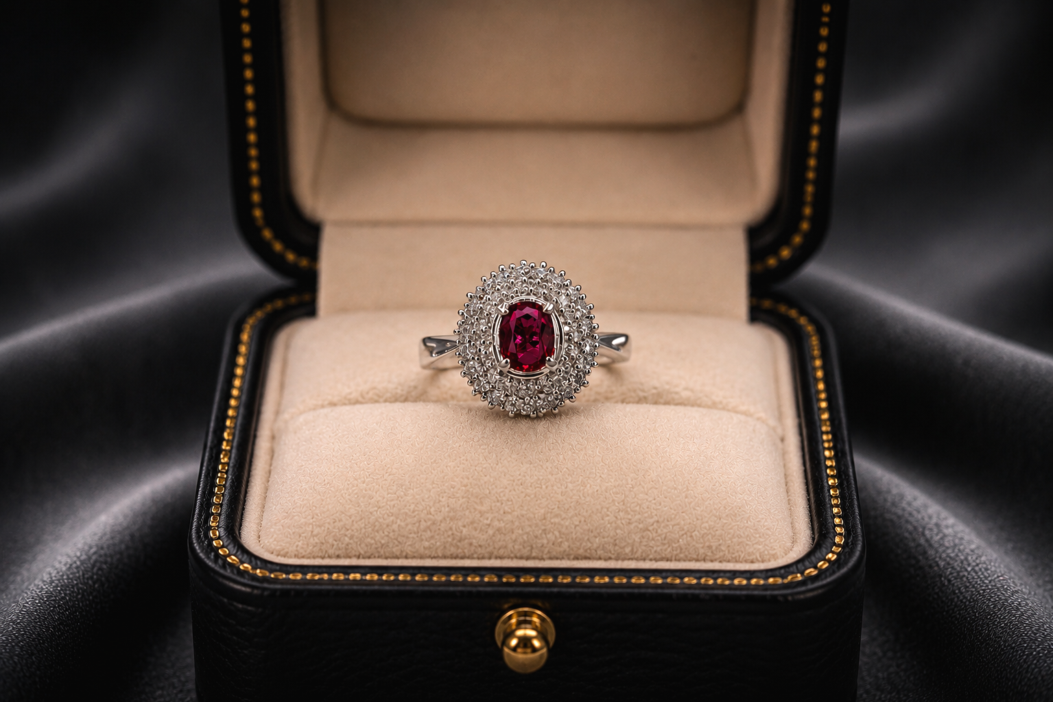 Ruby Majesty Diamond Ring