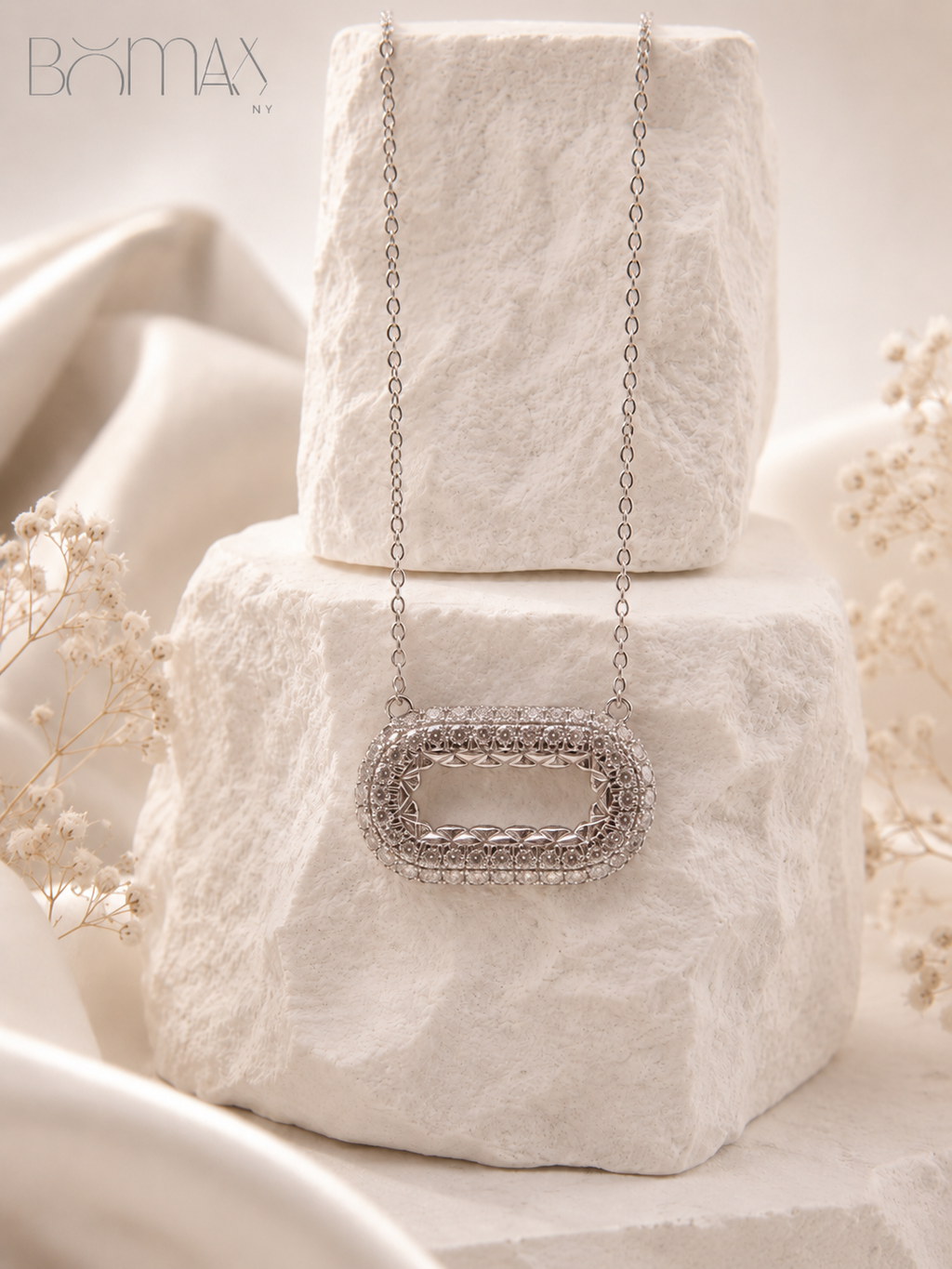Radiant Halo Link Necklace