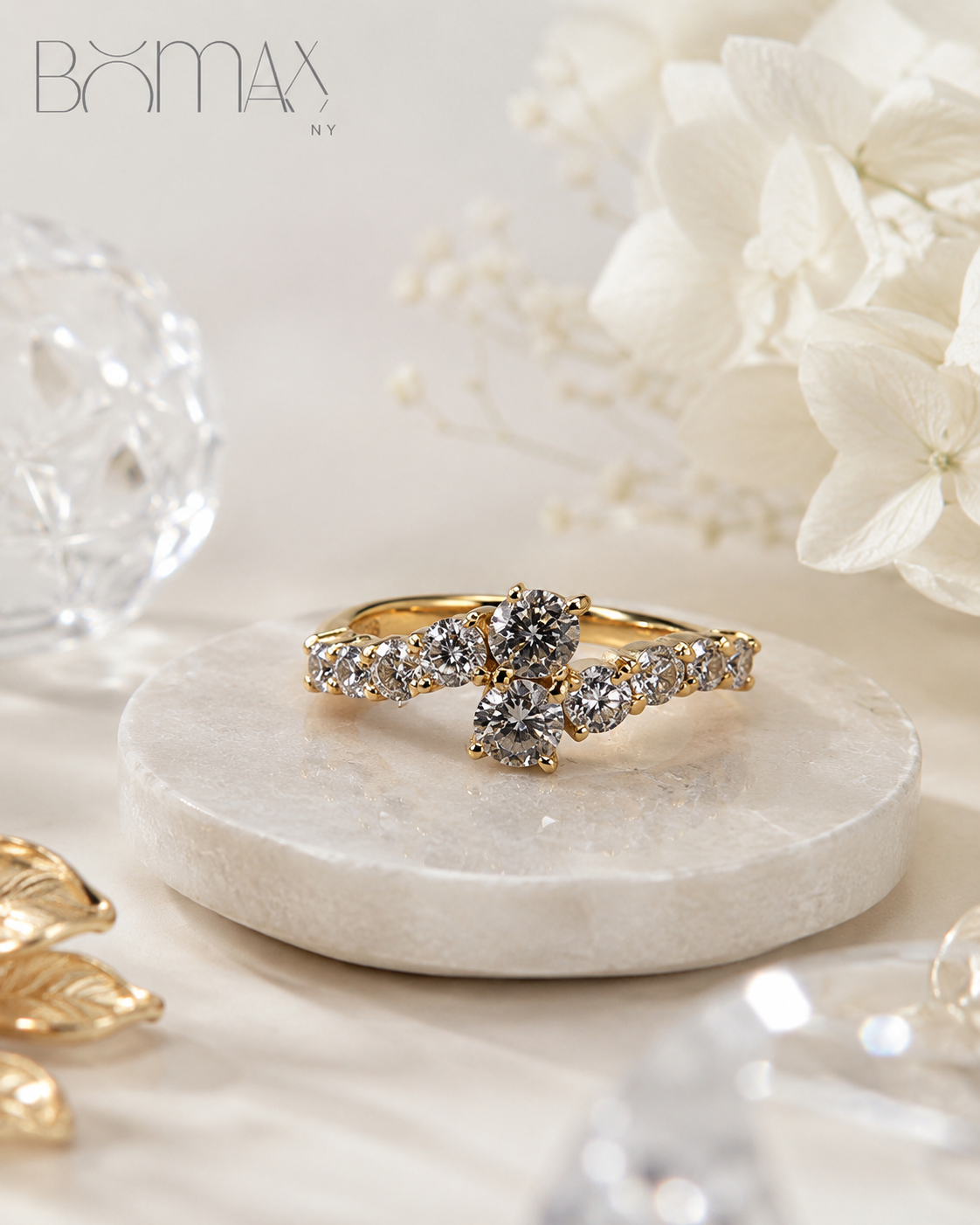 Diamond Cluster Ring