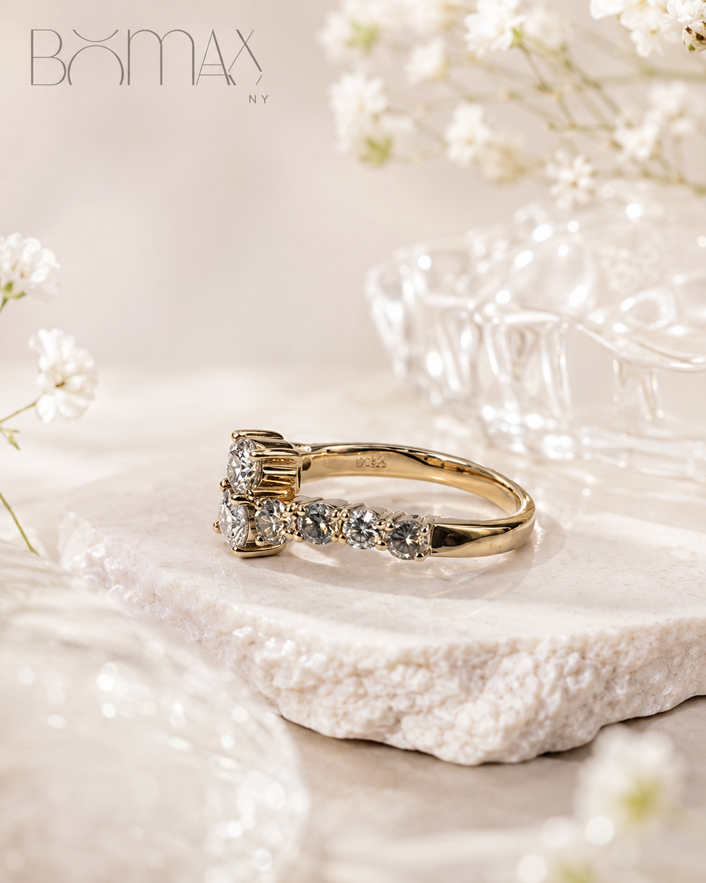 Diamond Cluster Ring