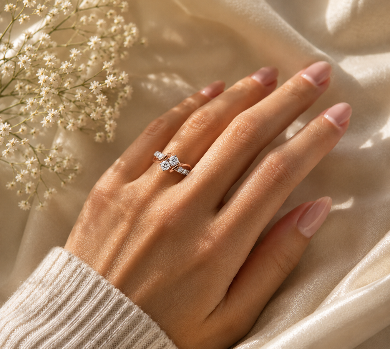 Twilight Vintage Twist Ring