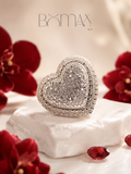 Endless Love Pavé Heart Ring