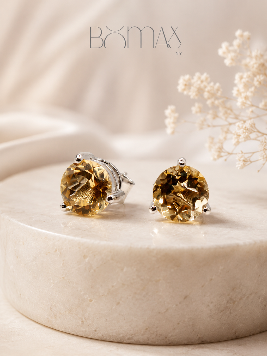 Champagne Glow Studs