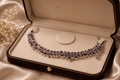 Amethyst Teardrop Statement Necklace