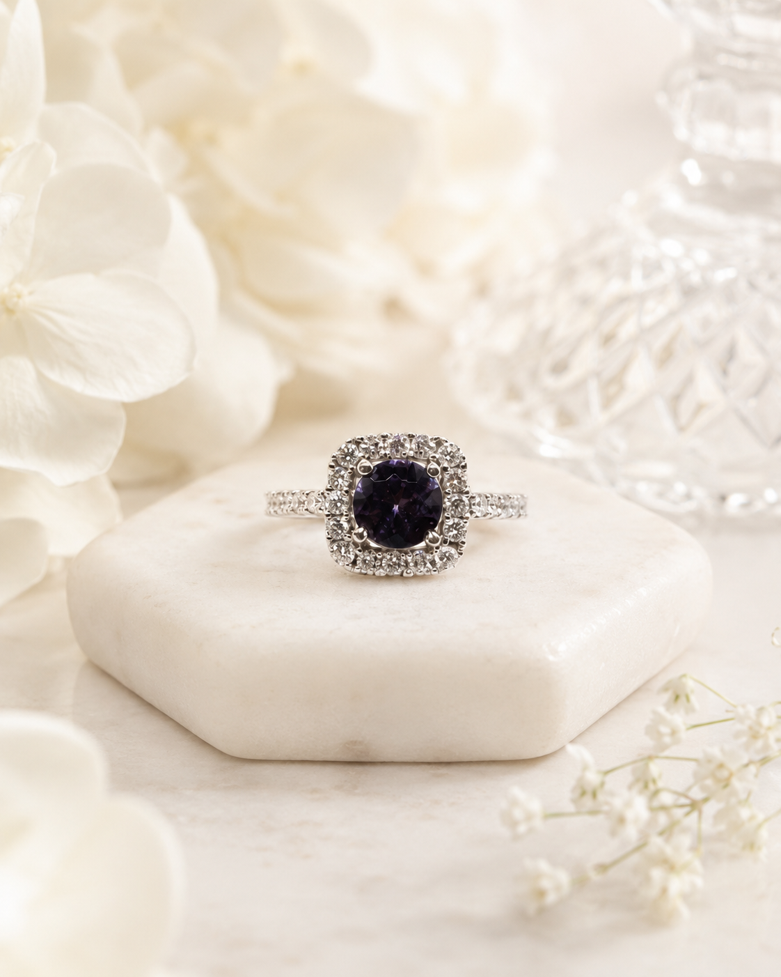 Diamond Spinel Dreamlight Ring