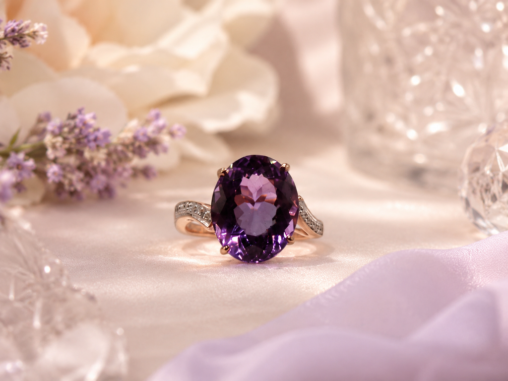 Violet Siren Ring