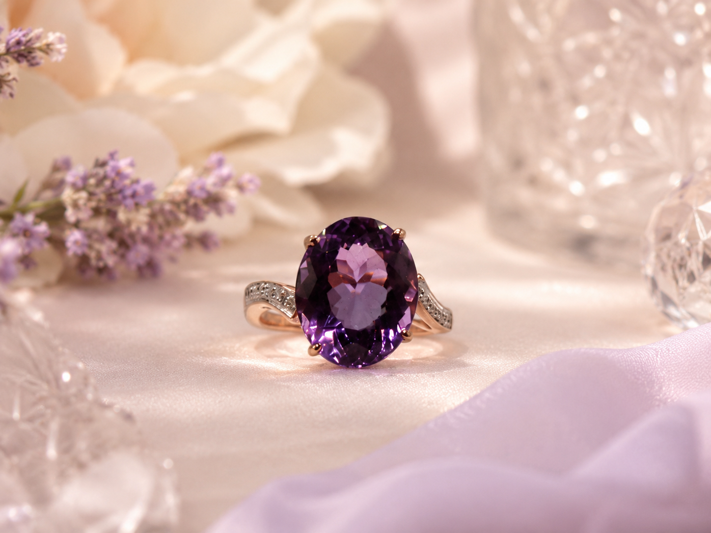 Violet Siren Ring