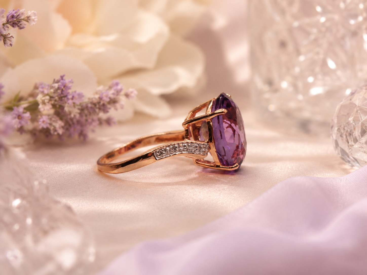 Violet Siren Ring