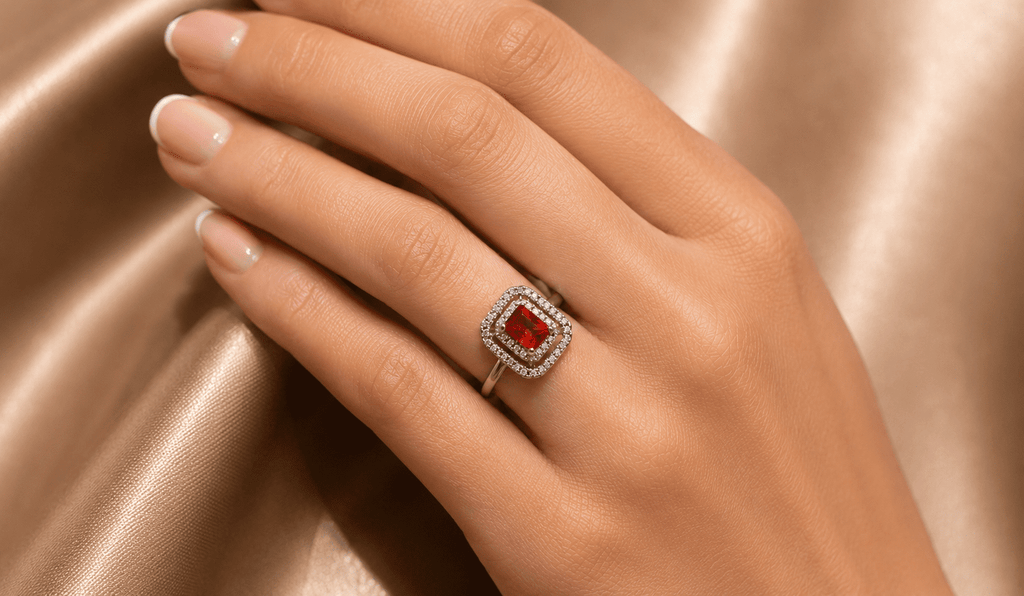 Scarlet Royale Halo Ring