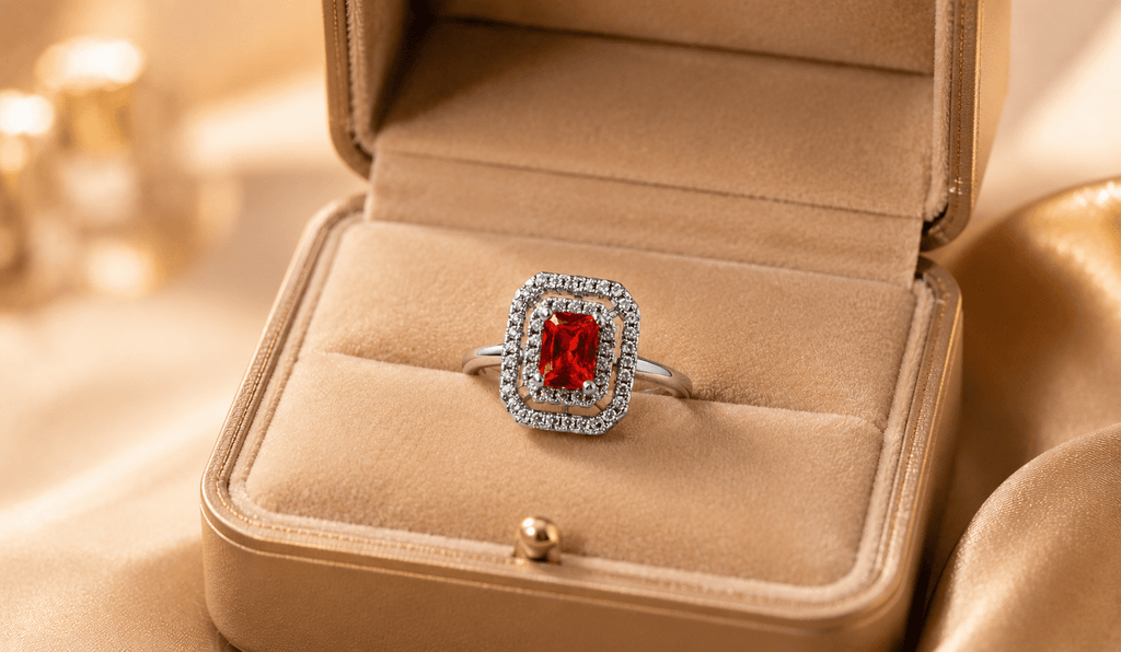 Scarlet Royale Halo Ring