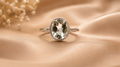 Celestia Oval Halo Ring