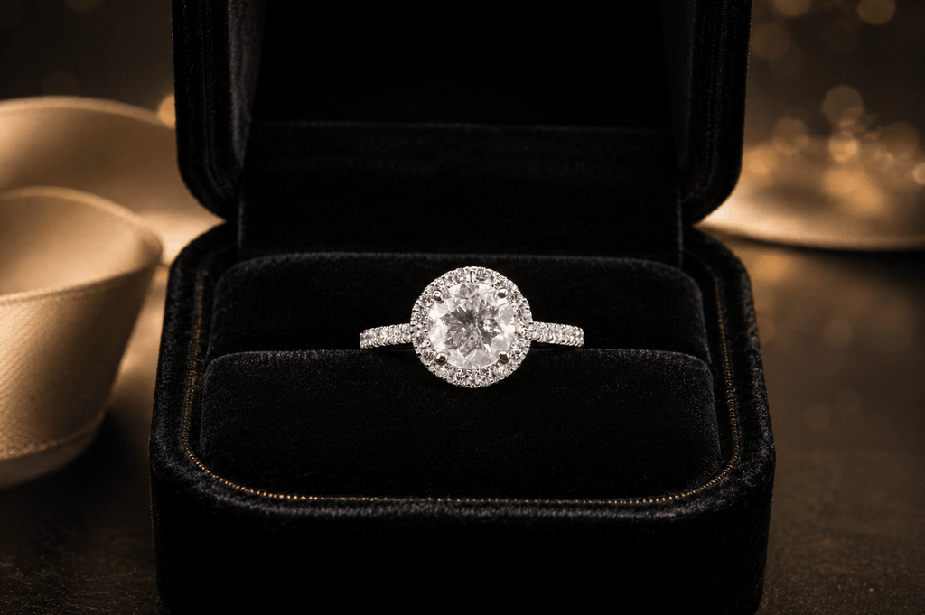 Empress Halo Diamond Ring