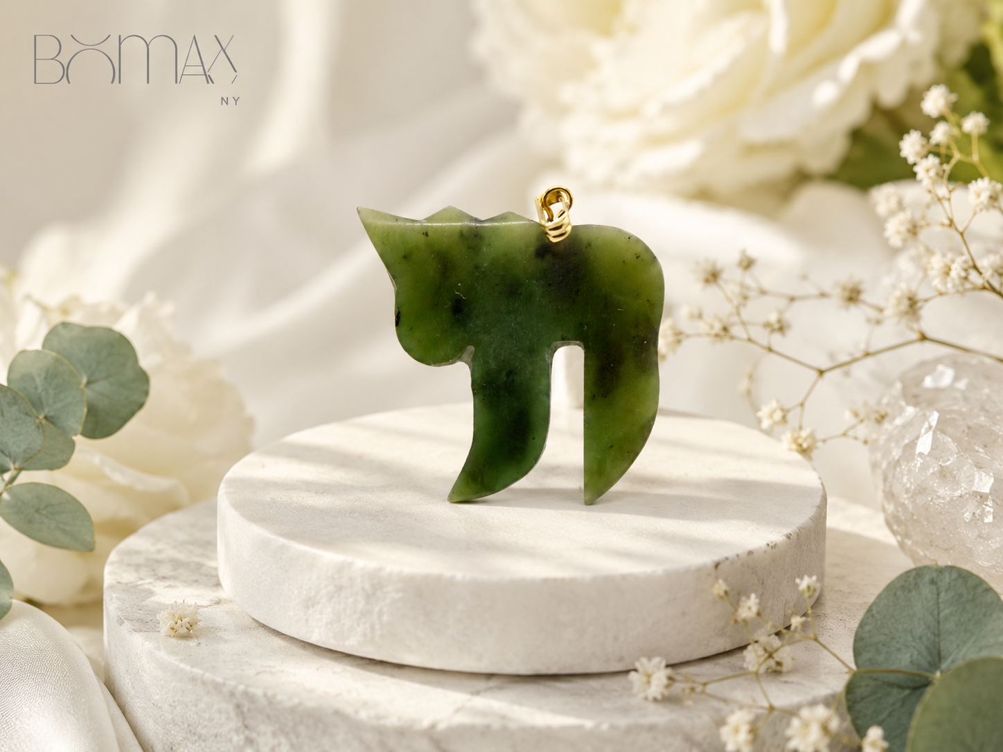 Emerald-toned Jade Life Pendant
