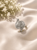 Clouded Elegance Ring