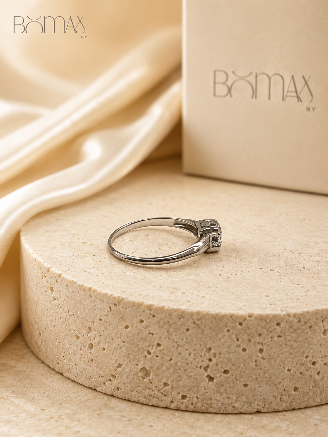 Silver Ember Ring