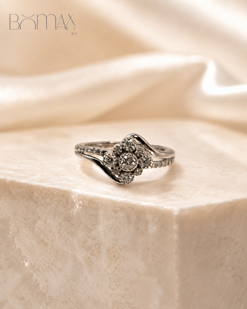 Midnight Bloom Ring