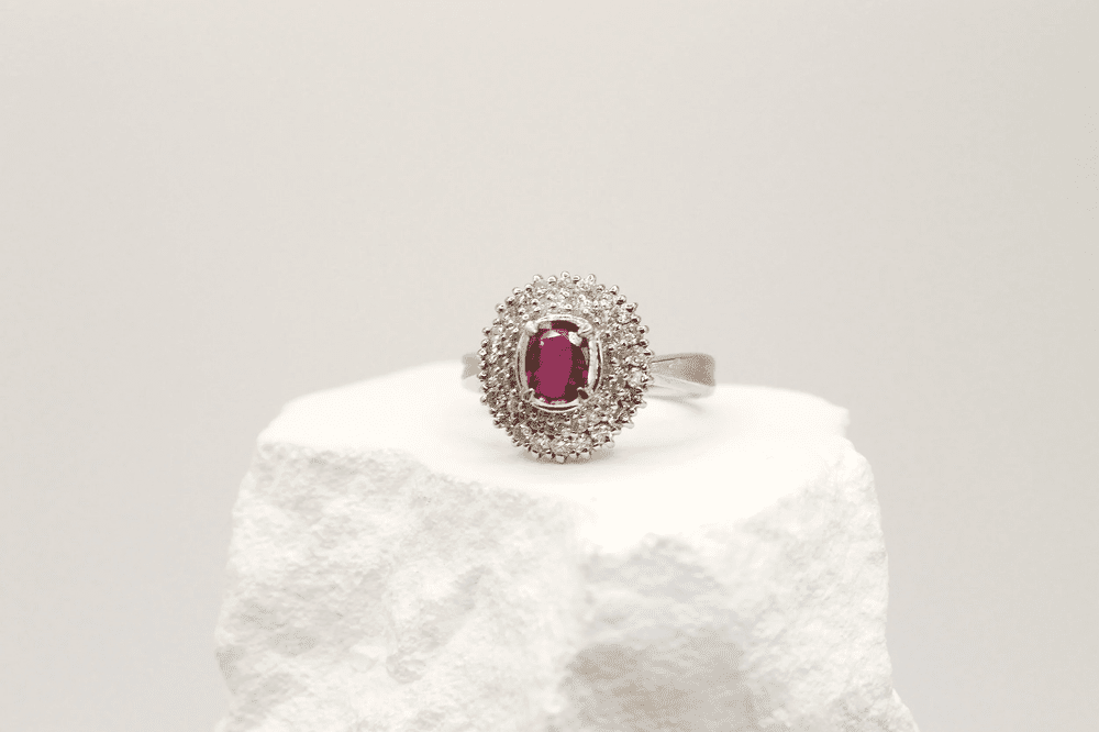 Ruby Majesty Diamond Ring