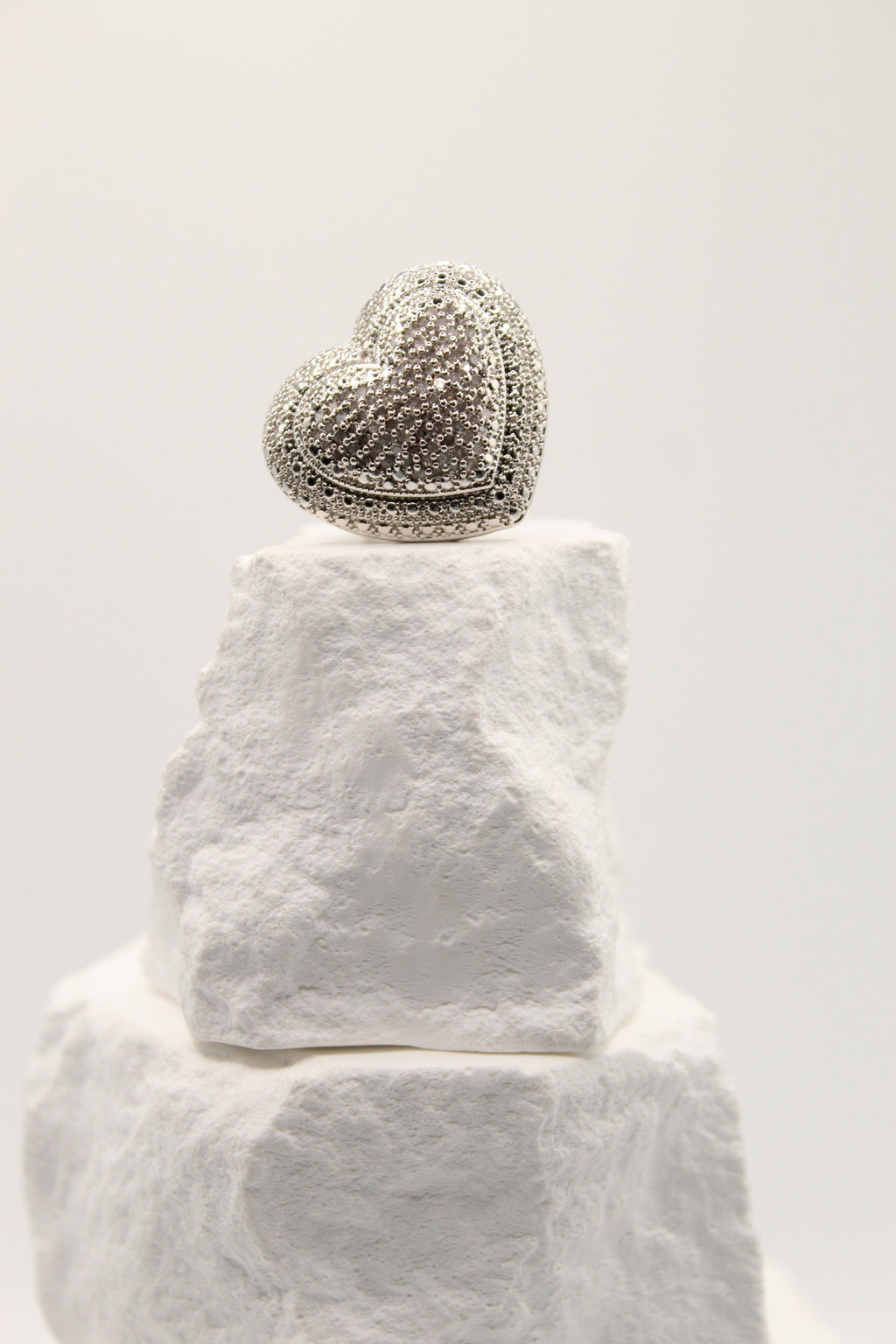 Endless Love Pavé Heart Ring