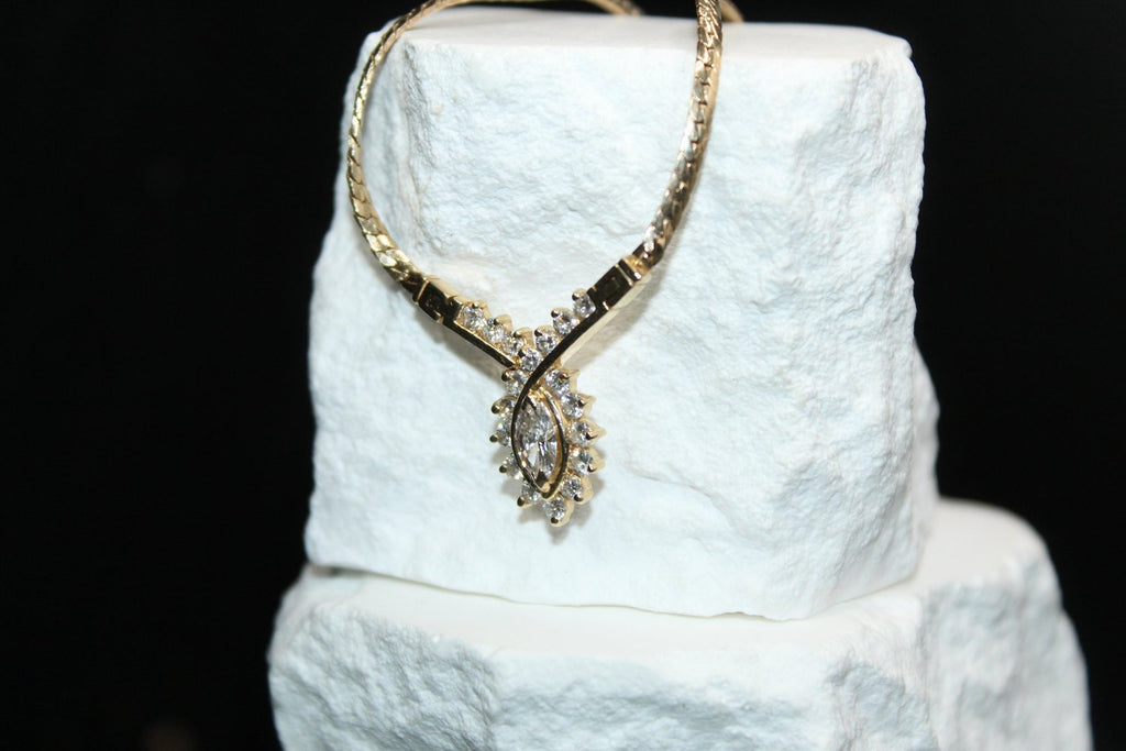 Vintage Diamond Statement Pendant